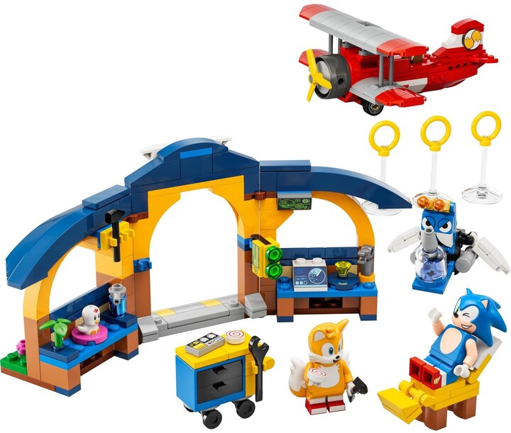 Set LEGO® Sonic the Hedgehog™ 76991 Tails' Workshop and Tornado Plane
