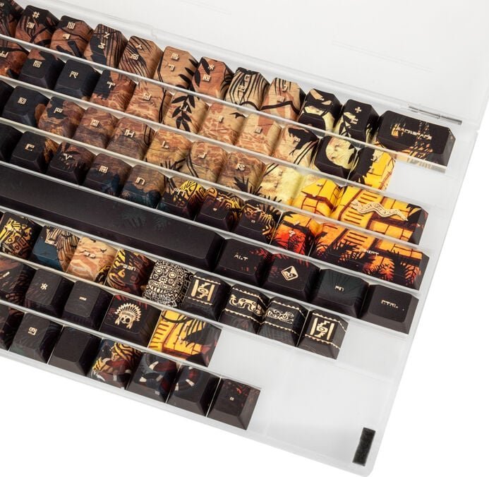 Set kapakësh tastiere Traitors EL DORADO, 109 taste, PBT, shumëngjyrëshe