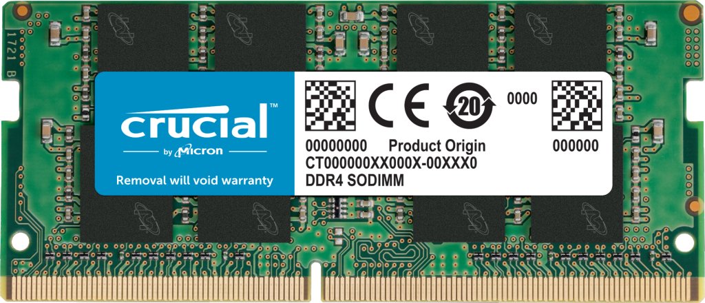 Memorie RAM Crucial CT16G4SFRA32AT, 16GB DDR4, SO‑DIMM, për laptop
