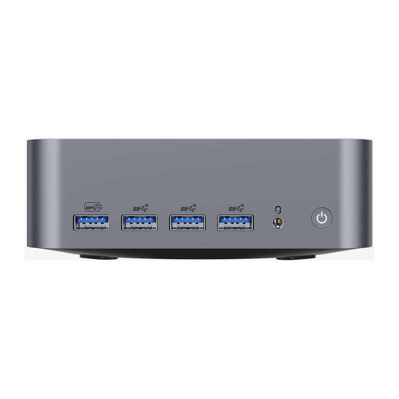 Mini PC GEEKOM GT1 MEGA, Intel Core Ultra 9 185H, 16GB RAM, 1TB SSD, gri 4