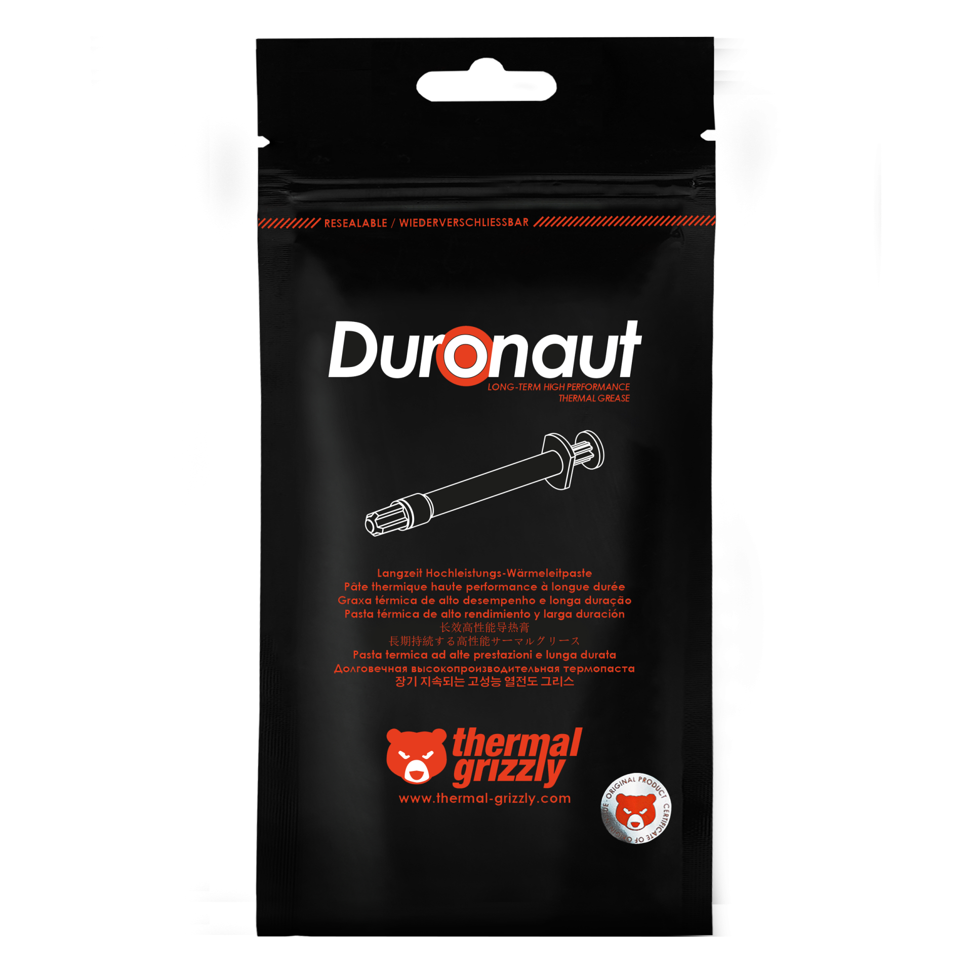 Pastë termike Thermal Grizzly Duronaut, 2g
