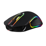 Maus gaming Motospeed V30, 3500 dpi, USB, me ndriçim RGB, i zi