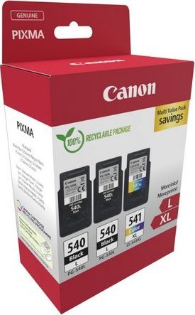 Kuti bojë printeri Canon PG 540L CL 541XL, multipak origjinal, e zezë dhe me ngjyra