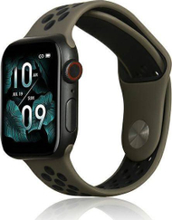 Rrip sportiv silikoni Beline për Apple Watch, 38/40/41mm, kafe e zezë