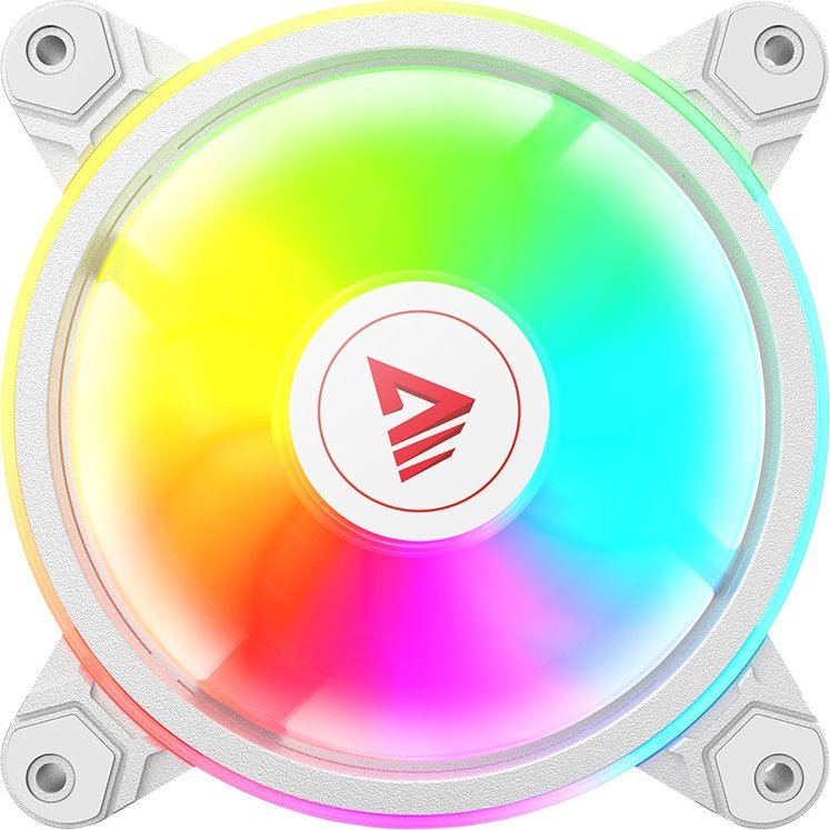 Ventilatorë kasë Savio FAN-01, 120mm, ARGB, të bardhë