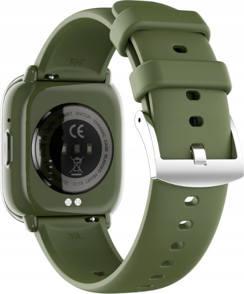 Ora inteligjente MyPhone Watch Pastel, Silver, rrip jeshil ulliri