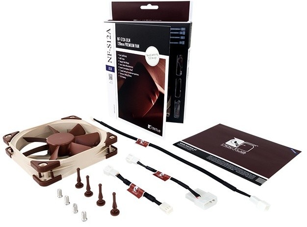 Ftohës Noctua NF-S12A ULN, 120 mm, i kaftë - bardhë