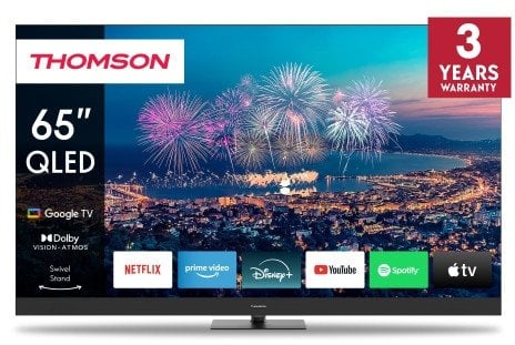 Televizor THOMSON 65QG6C14, 65", QLED 4K, 144 Hz, i zi