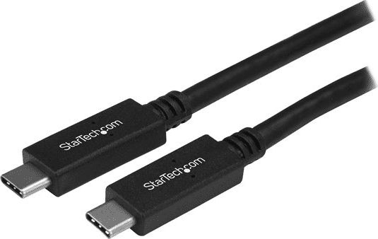 Kabllo StarTech USB C - USB C USB31CC50CM, 0.5m, e zezë