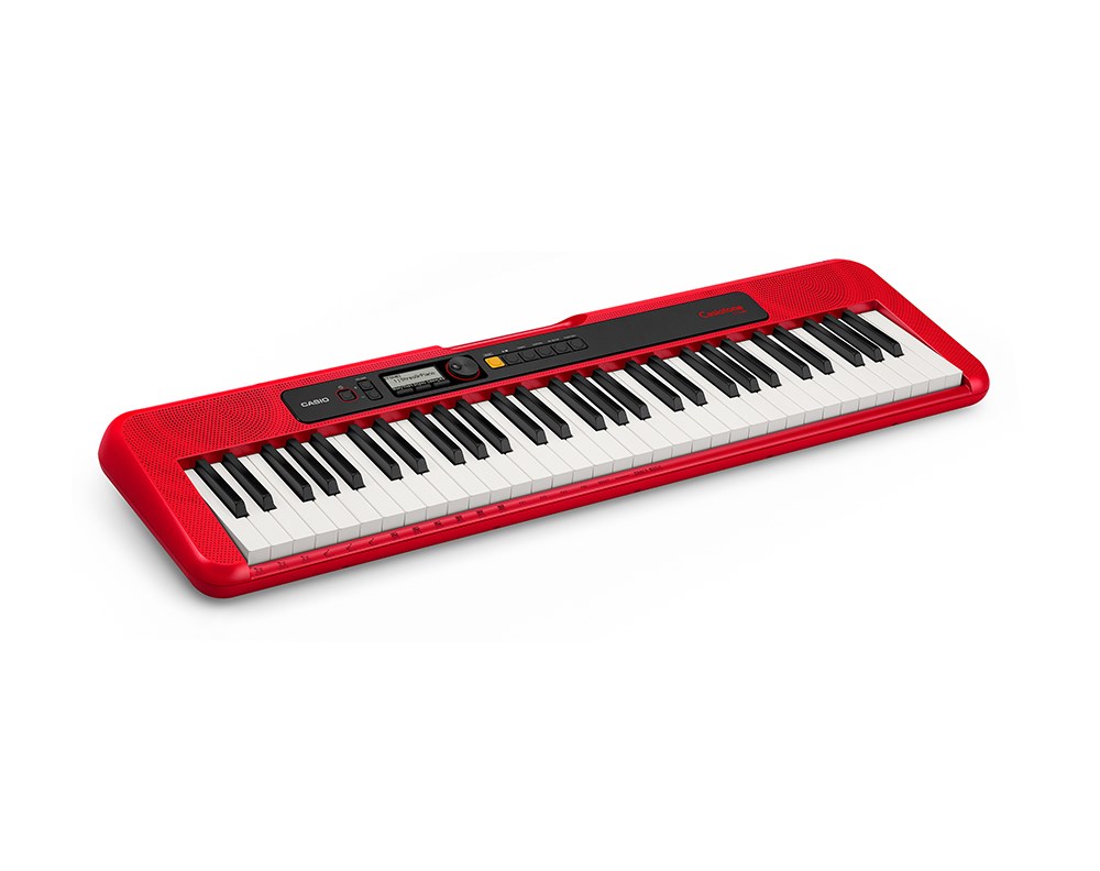 Tastierë Casio Casiotone CT S200, 61 taste, USB MIDI, e kuqe