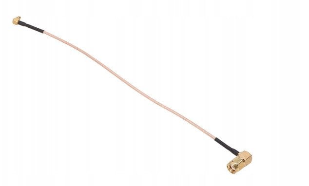 Kabëll antene Extralink Horse Tail, MMCX në RP SMA, 20 cm, i harkuar