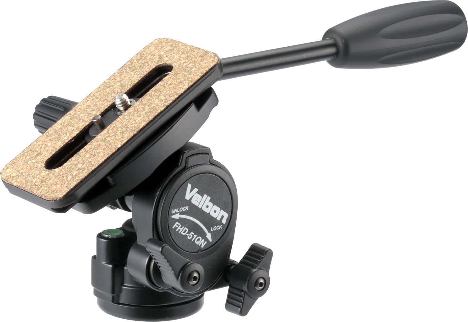 Kokë stativi Velbon FHD-51QN, 2-way, alumin, e zezë