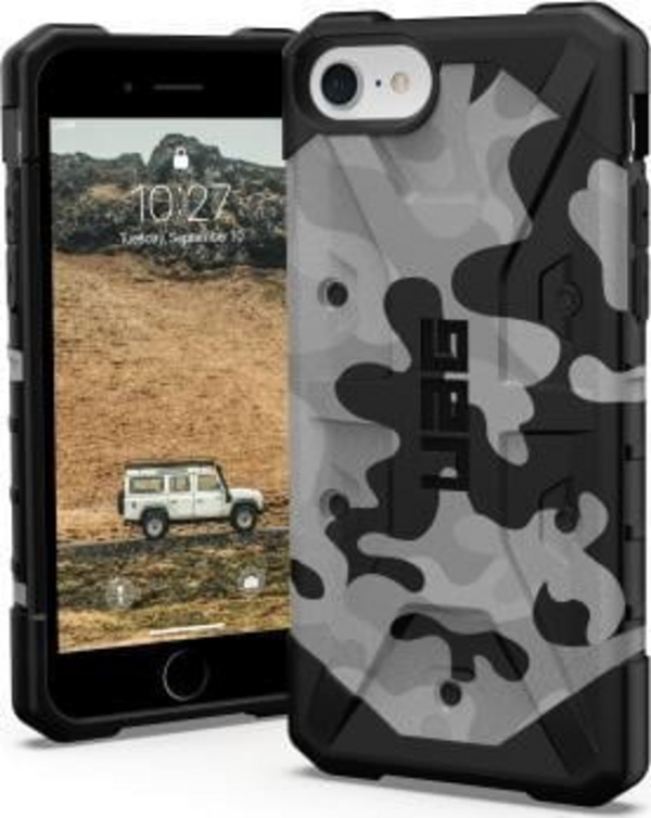 Mbrojtëse Urban Armor Gear për iPhone SE 1/2, iPhone 7/8, e zezë / e hirtë