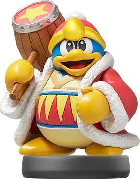 Figurinë Amiibo Nintendo Super Smash Bros King Dedede No.28, aksesor për konsola, shumëngjyrëshe