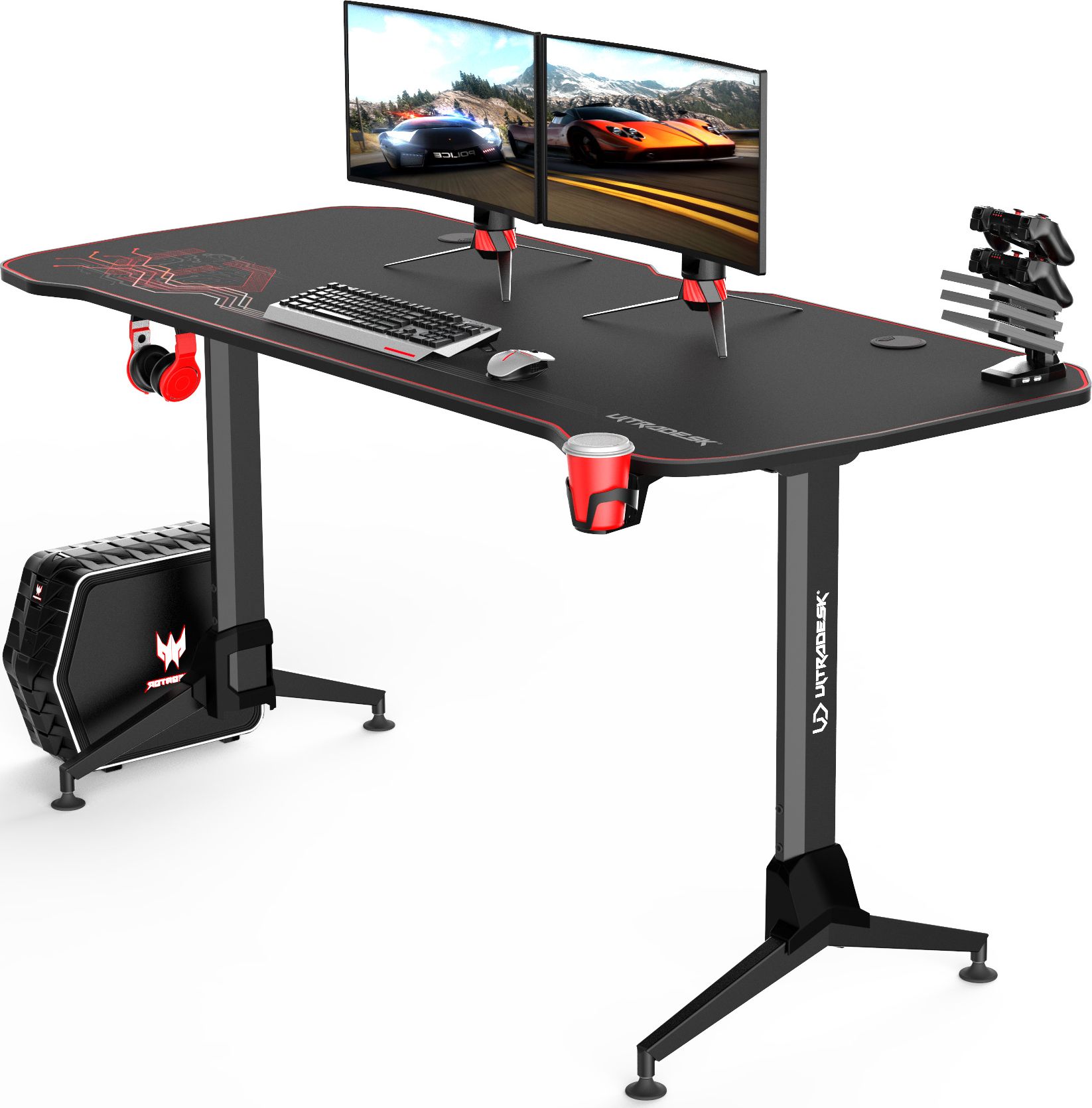 Tavolinë loje Ultradesk Grand Red