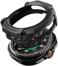 Mbulesë Spigen Rugged Armor për Samsung Galaxy Watch 8 Classic 46mm, TPU, e zezë matte