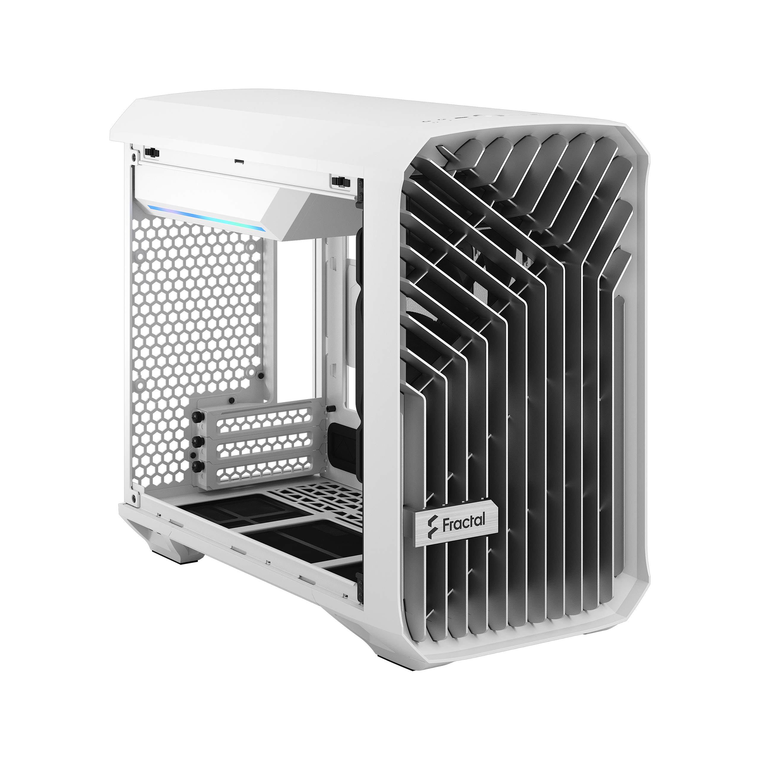 Kasë për PC Fractal Design Torrent Nano White TG Clear Tint, e bardhë