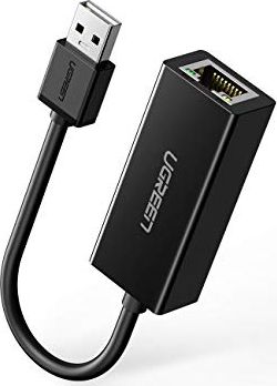 Мрежен адаптер Ugreen CR110 UGR533BLK, USB A, 10/100 Mb/s, црн
