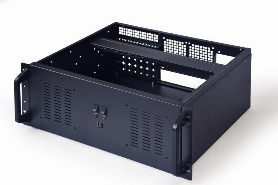 Kasë serverike Gembird, 4U-19", e zezë