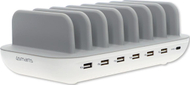 Karikues 4smarts MP462310, 6x USB A, 1x USB C, 2.4 A, i bardhë