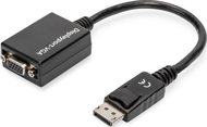 Përshtatës Assmann Digitus DisplayPort - AV D-Sub VGA, i zi