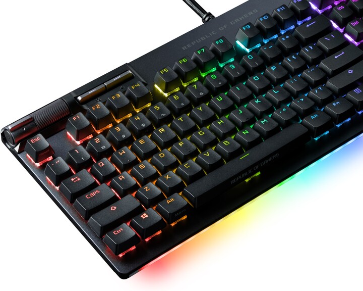 Tastierë ASUS ROG STRIX Flare II Animate, ROG NX Red, US