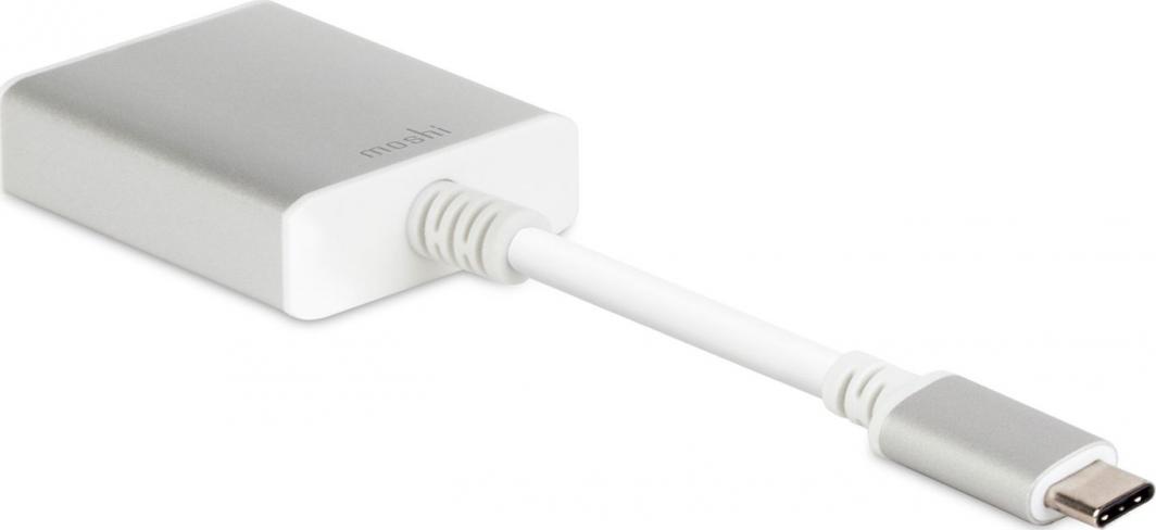 Përshtatës USB Moshi USB-C - VGA, i argjendtë