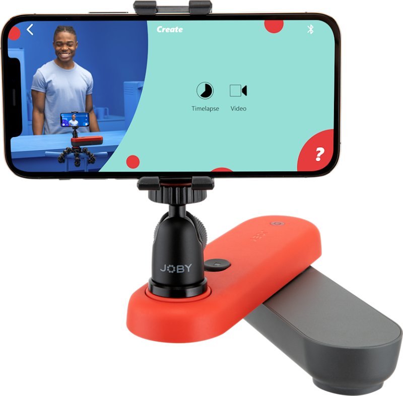 Сет аксесоари за телефон JOBY Swing Phone Mount Kit, држач за телефон, ротациона глава, црн