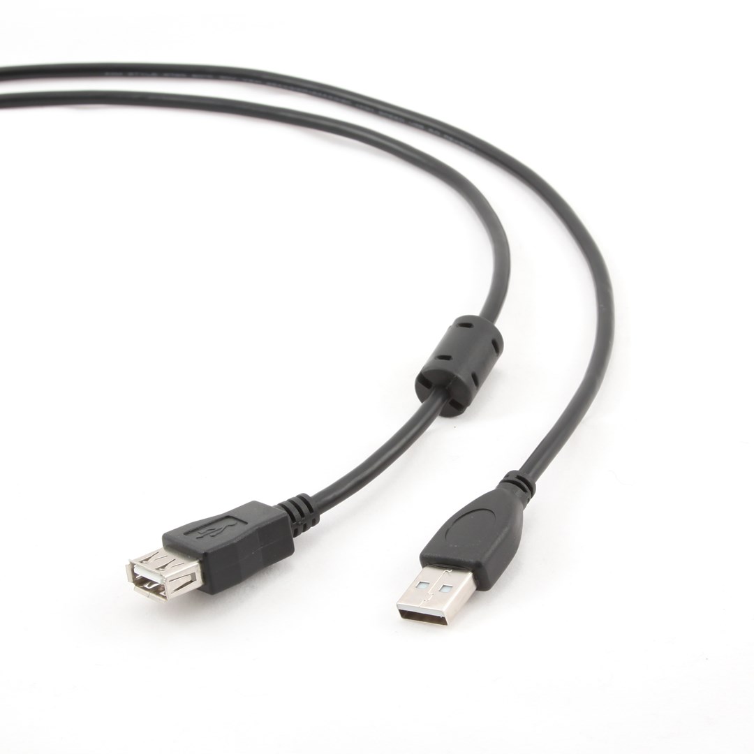 Kabllo Gembird, USB A / USB A, 1.8 m, e zezë