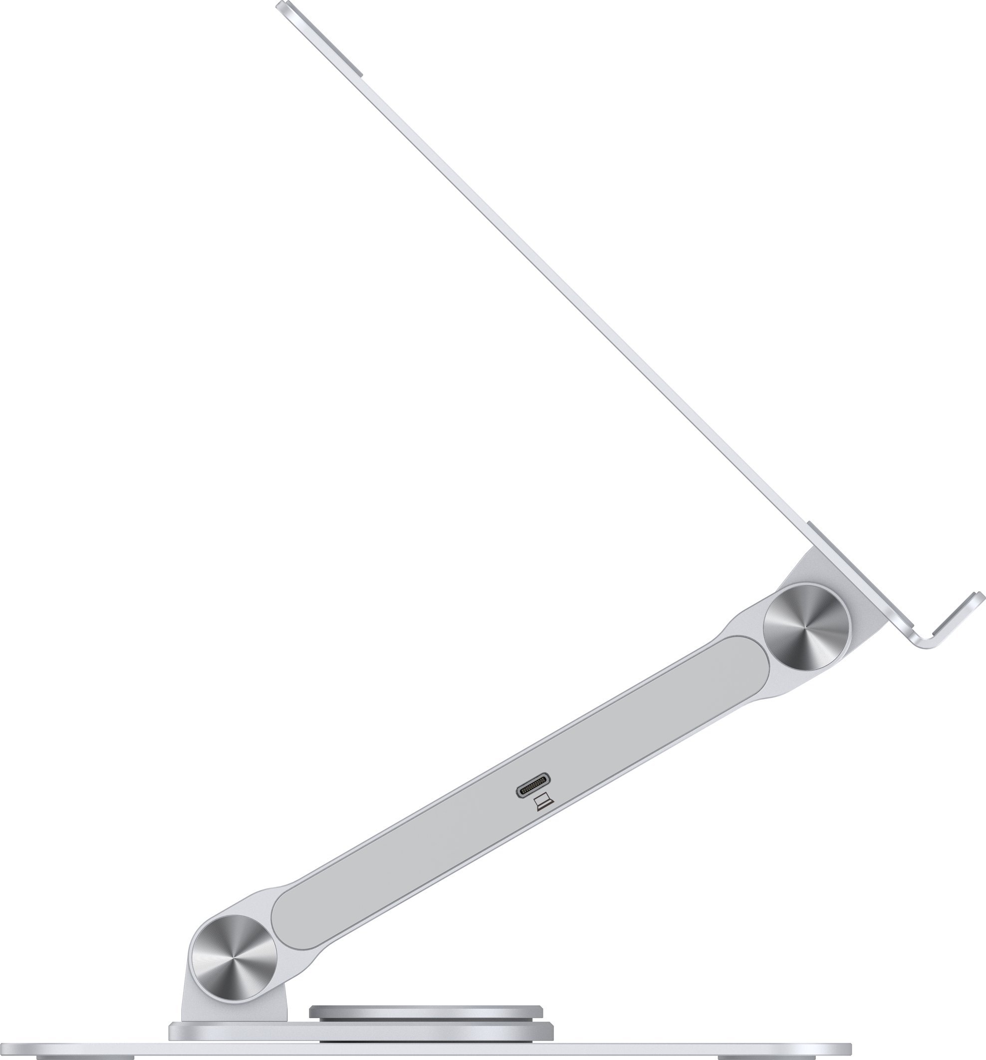 Qëndrim laptopi Conceptronic DONN27G, docking 7 në 1, rrotullim 360°, i hirët