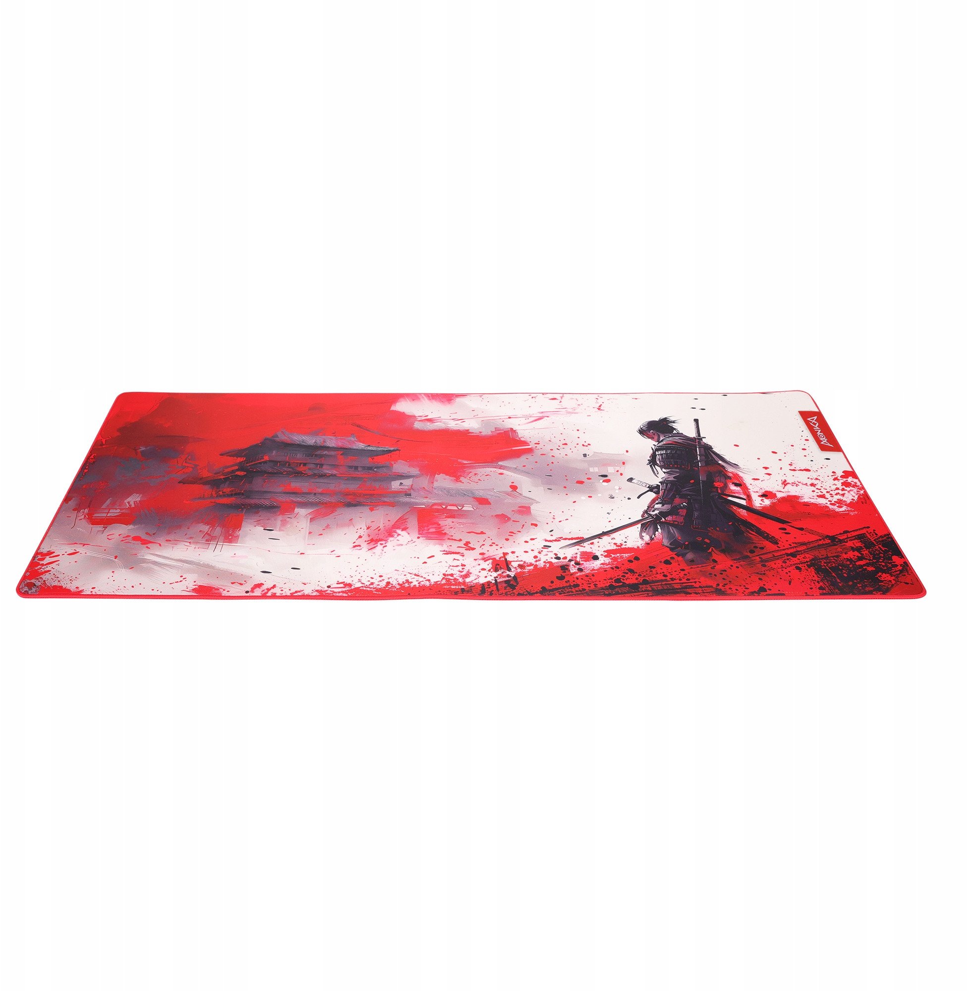 Mousepad gaming Marvo MONKA ZOWA XL, 900 x 400 x 3.5 mm, e kuqe e bardhë