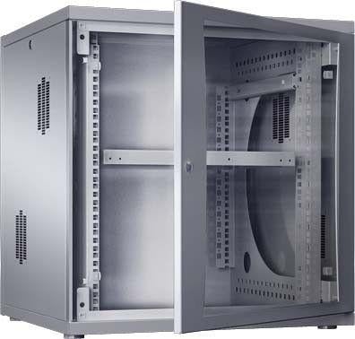 Kabinet muri Rittal DK Series, çelik, dritare xhami, 758x600x400mm, gri