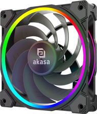 Ventilator kasë Akasa SOHO AR12, 120mm, RGB, i zi