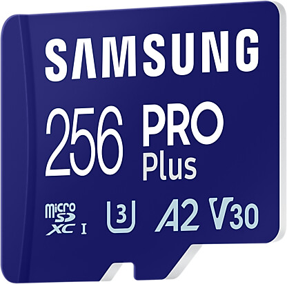Kartë memorie Samsung PRO Plus UHS-I U3 (Class 10) Micro SDXC 256GB + SD adaptér
