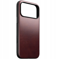 Maskë mbrojtëse Nomad Modern Leather, për iPhone 17 Pro Max, lëkurë Horween, e kuqe