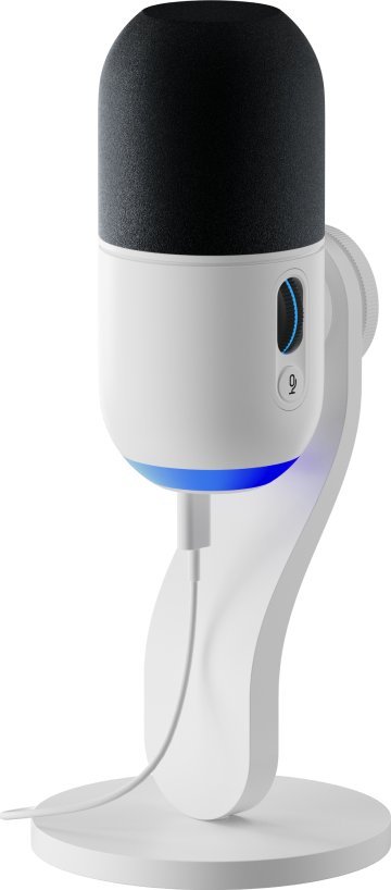 Mikrofon Logitech G Yeti GX (988-000576), 60Hz-18500kHz, USB/USB-C, i bardhë