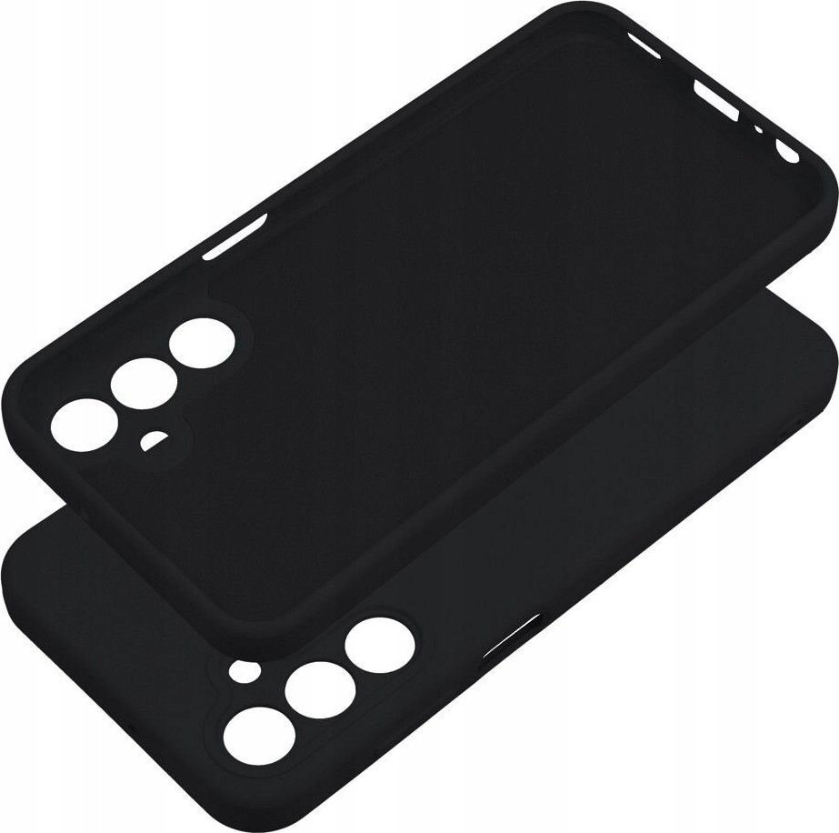 Mbulesë silikoni për telefon Samsung Galaxy A15 5G A15 4G, e zezë