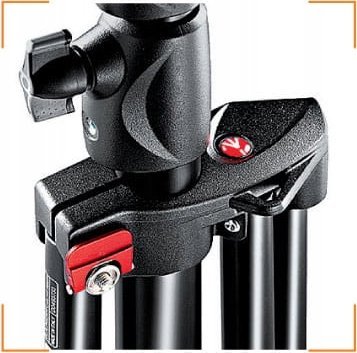 Set stativësh fotografik Manfrotto 1005BAC, 3 copë, alumini, i zi