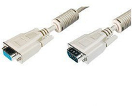 Kabllo VGA LOGON, 15m, VGA mashkull në VGA femër, e bardhë
