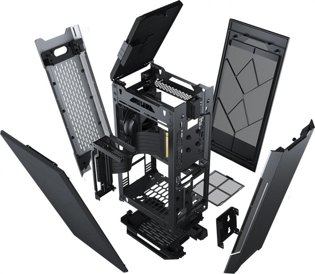 Kasë Phanteks Evolv Shift Air 2, e hirtë, Small Form Factor