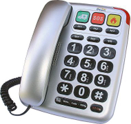 Telefon fiks Dartel LJ-300, njësi, e argjendtë