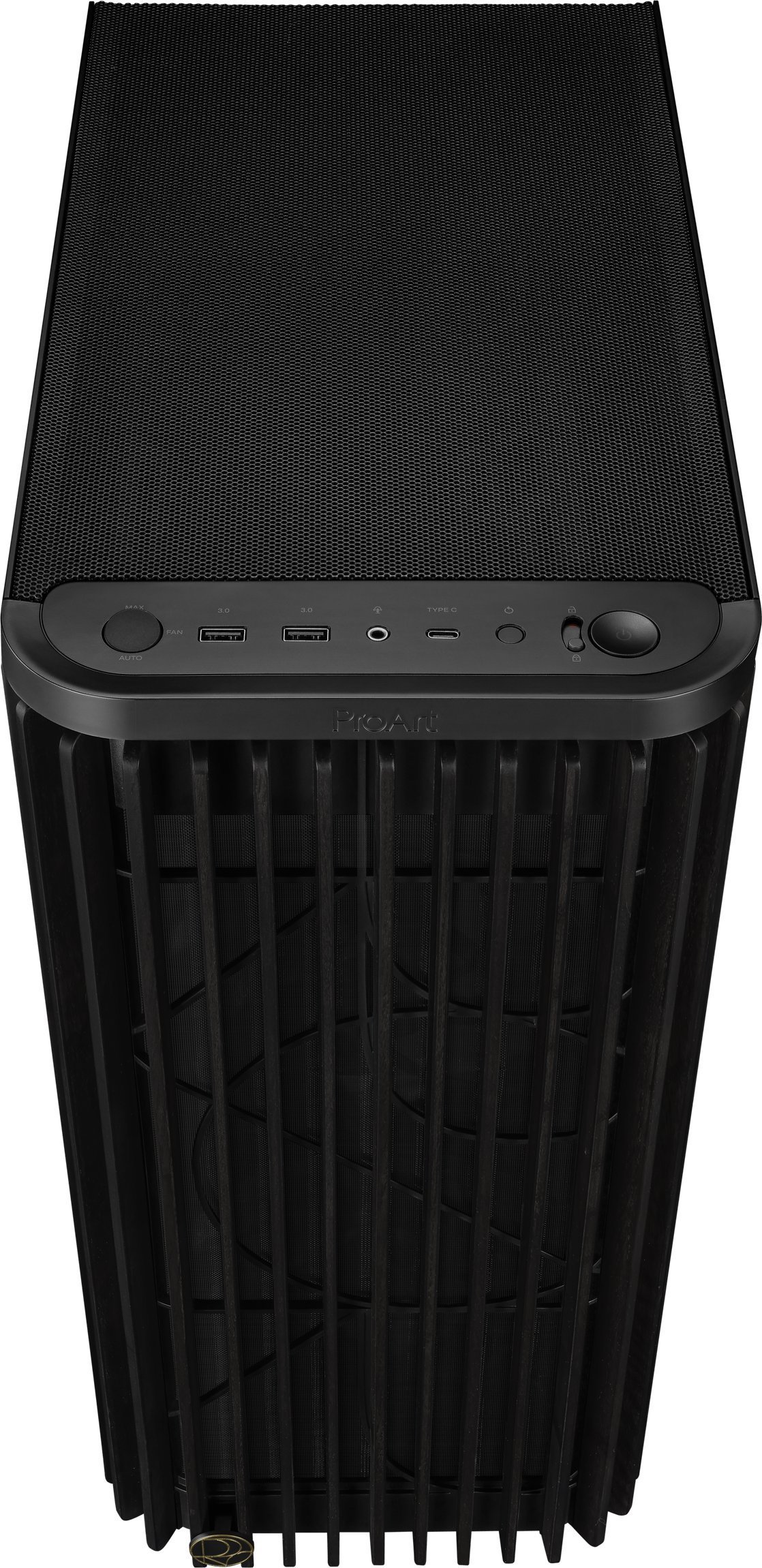 Kullë PC ASUS ProArt PA401 Wood TG PWM, ATX, xham i temperuar, e zezë