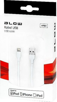 Kabllo USB për iPhone Lightning, 1m, e bardhë
