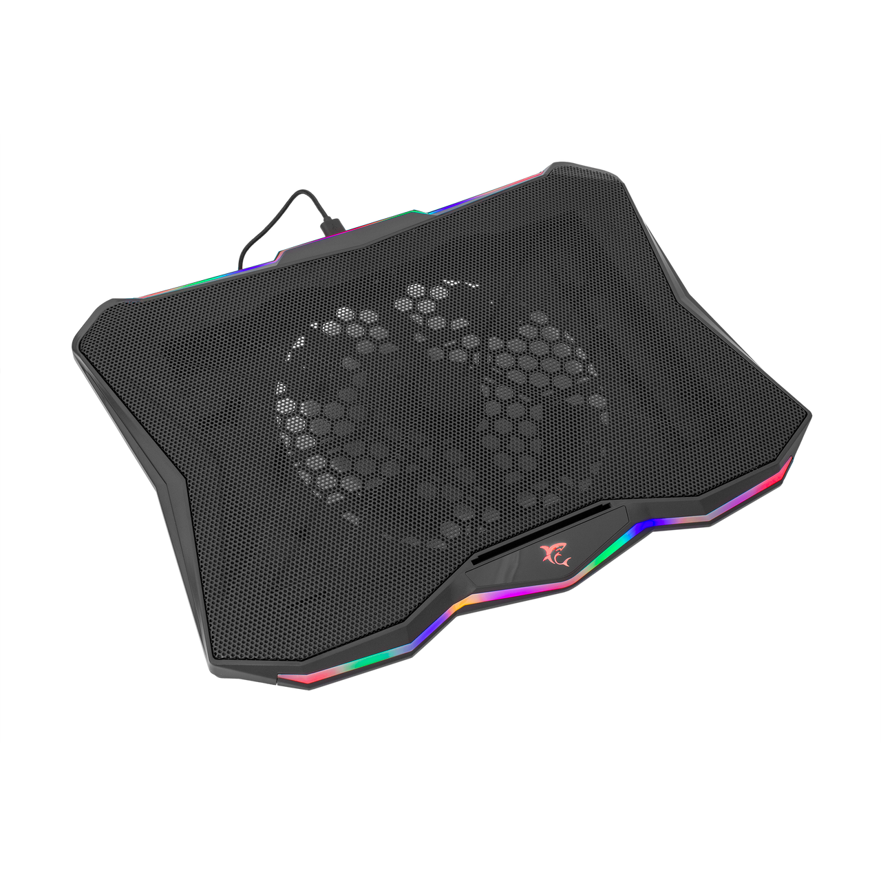 Mbajtëse ftohëse për laptop White Shark Glacier GCP-03, 17.3", e zezë