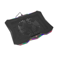 Mbajtëse ftohëse për laptop White Shark Glacier GCP-03, 17.3", e zezë