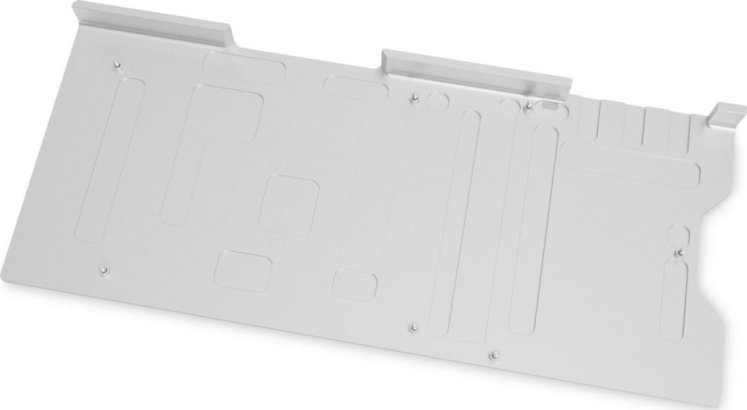 Задна плочка за графичка картичка EK Water Blocks EK-Quantum Vector² Trio RTX 3080 3090, компатибилна со систем за ладење со вода, сребрена