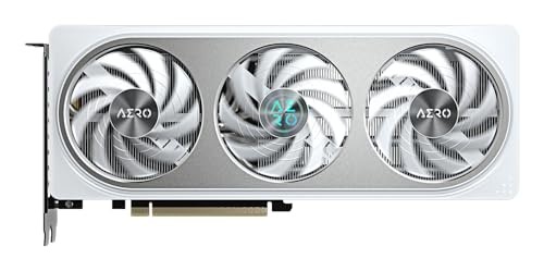 Kartë grafike GIGABYTE GeForce RTX 5060 Ti AERO OC, 8GB GDDR7, PCI-E 5.0, e bardhë