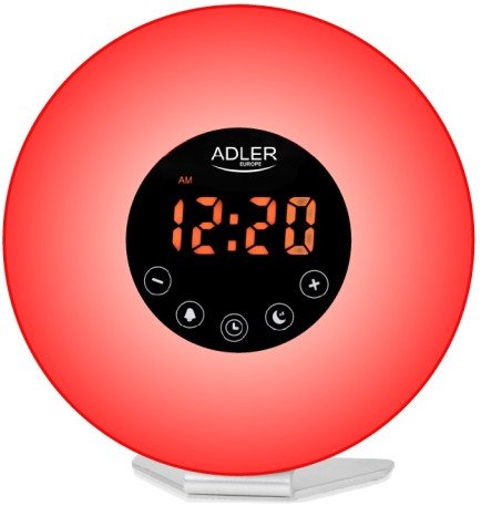 Orë alarmi Adler AD 1916, dritë zgjimi, radio FM, shumëngjyrëshe