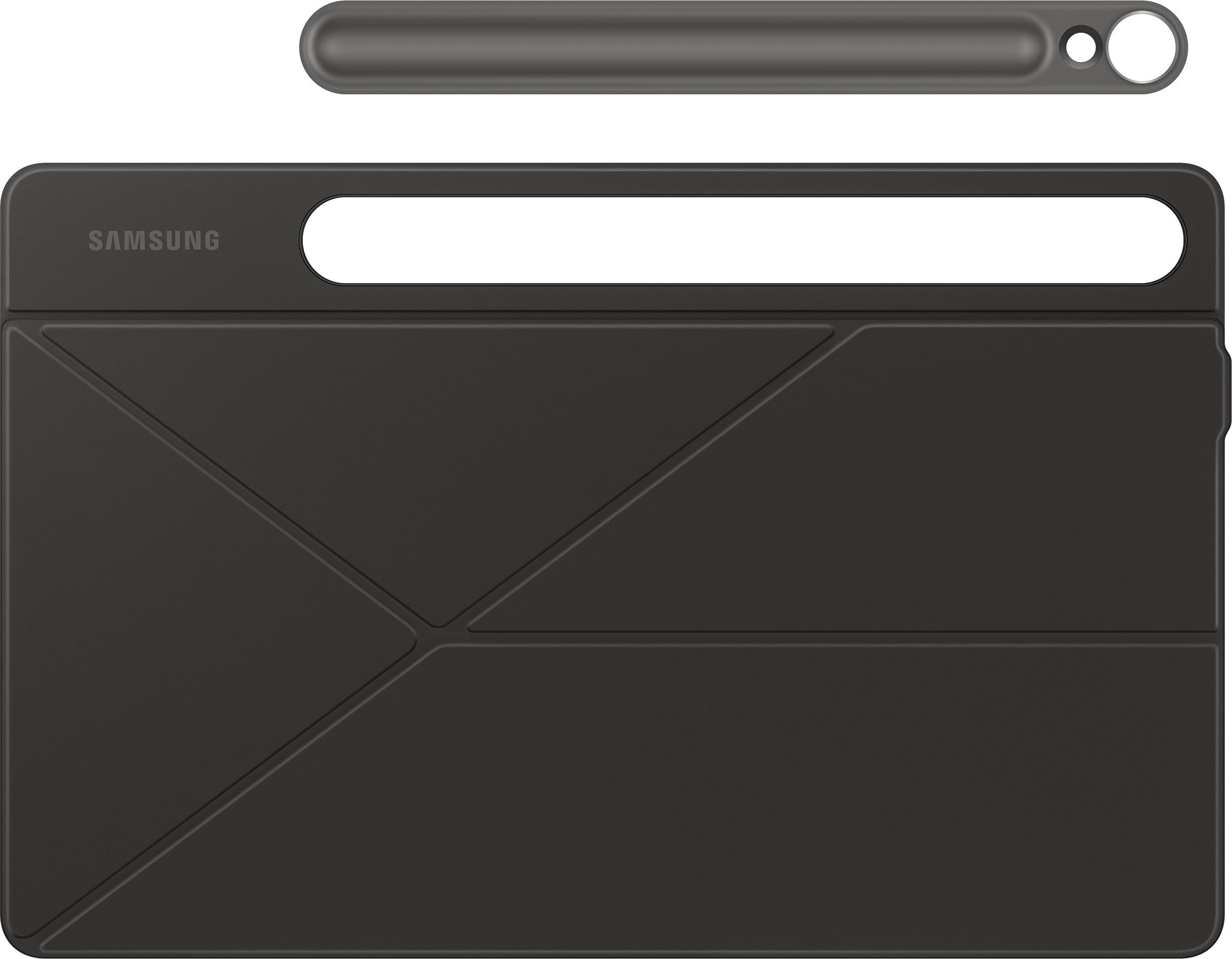 Mbështjellës tablet Samsung Smart Book Cover për Galaxy Tab S9 11", funksion palosje, i zi