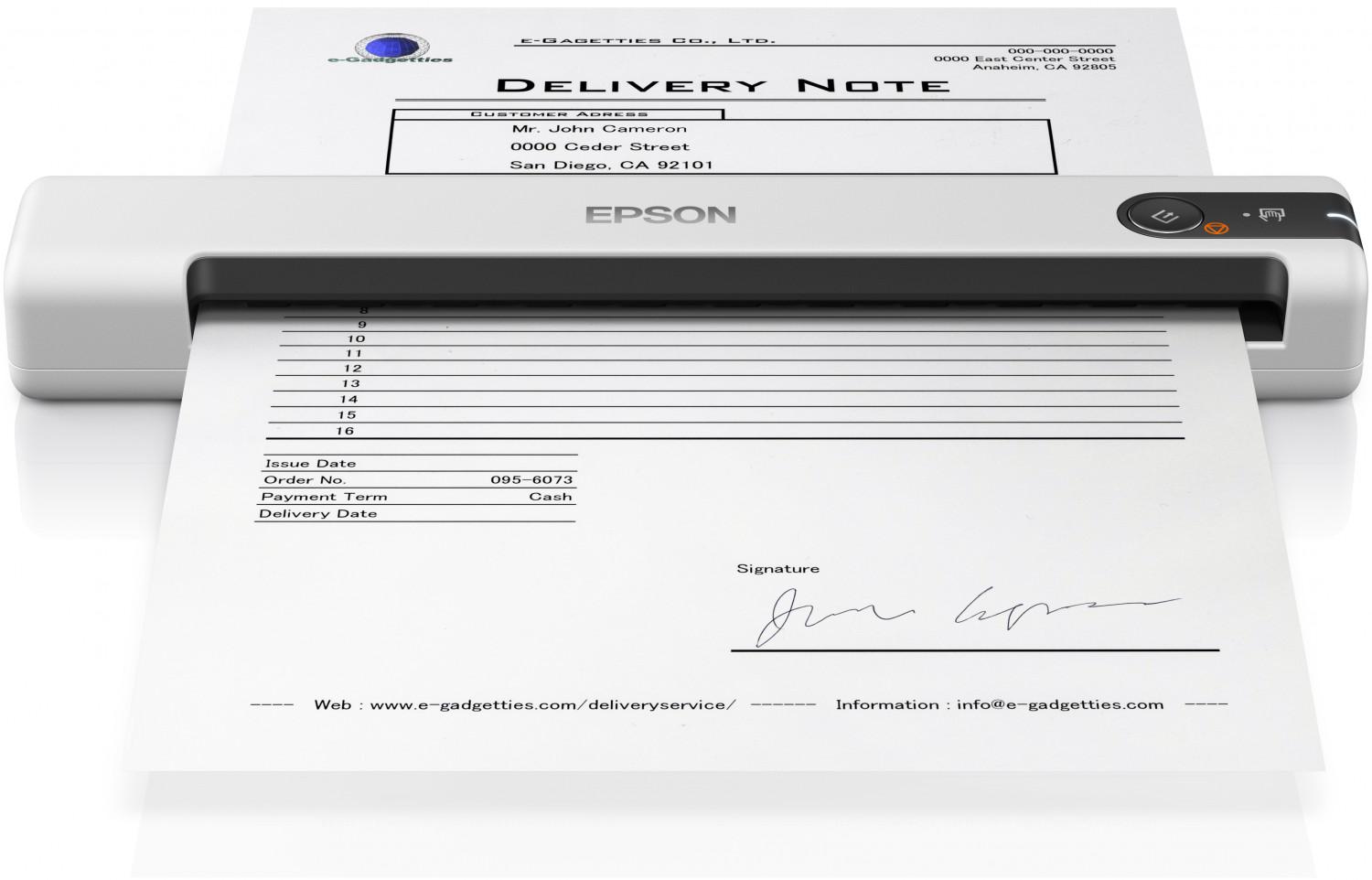 Skaner portabël Epson WorkForce DS-70, USB, 600 dpi, i zi